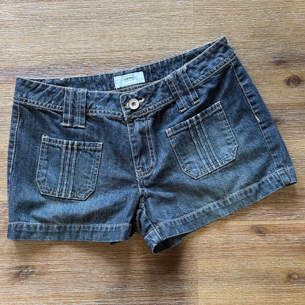 Old Navy Women's Jean Shorts - Dark Blue